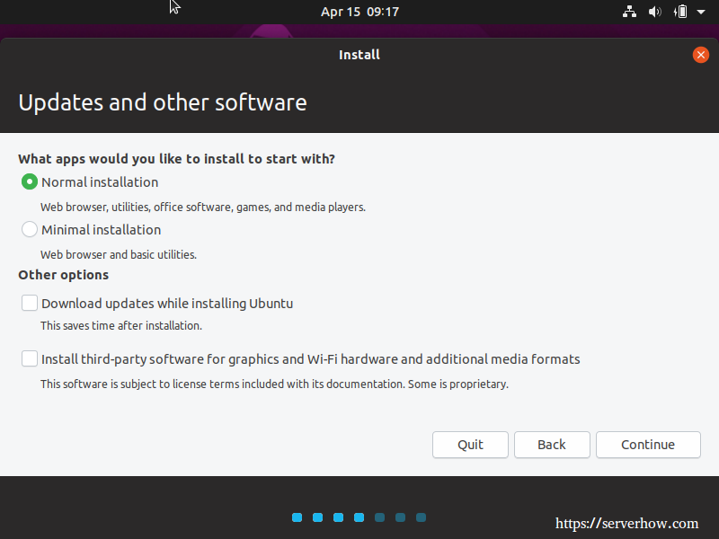 Install Ubuntu Linux 19.04 Disco Dingo Step 3