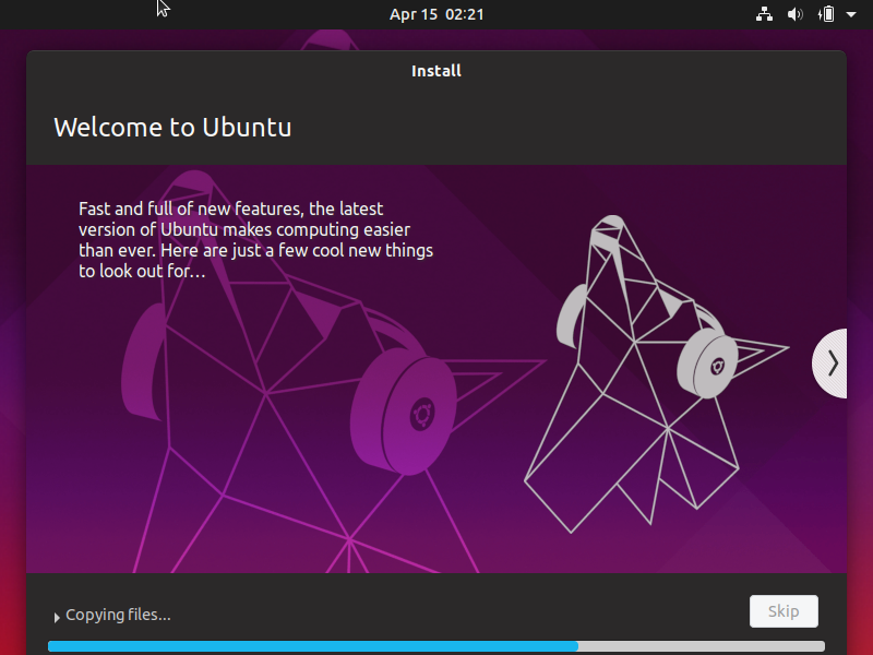 Install Ubuntu Linux 19.04 Disco Dingo Step 8